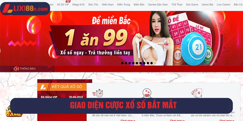 Sảnh cược bắt mắt và dễ sử dụng