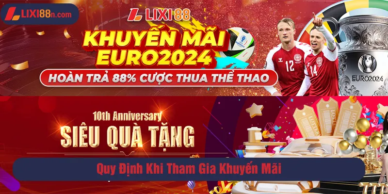 Quy định khi tham gia khuyến mãi